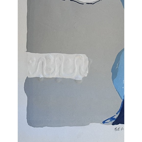 Large Clown Painting Original Len Garon AP Signed "3 Clowns" Artist Proof - Picture 14 of 15